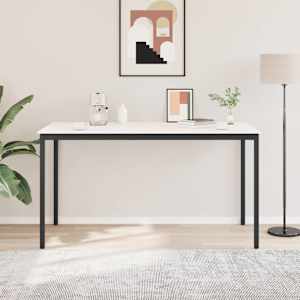 Barový stůl Bílá 200 x 100 x 105 cm Masivní borové dřevo - obrázek 4