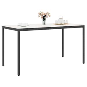 Barový stůl Bílá 200 x 100 x 105 cm Masivní borové dřevo - obrázek 3