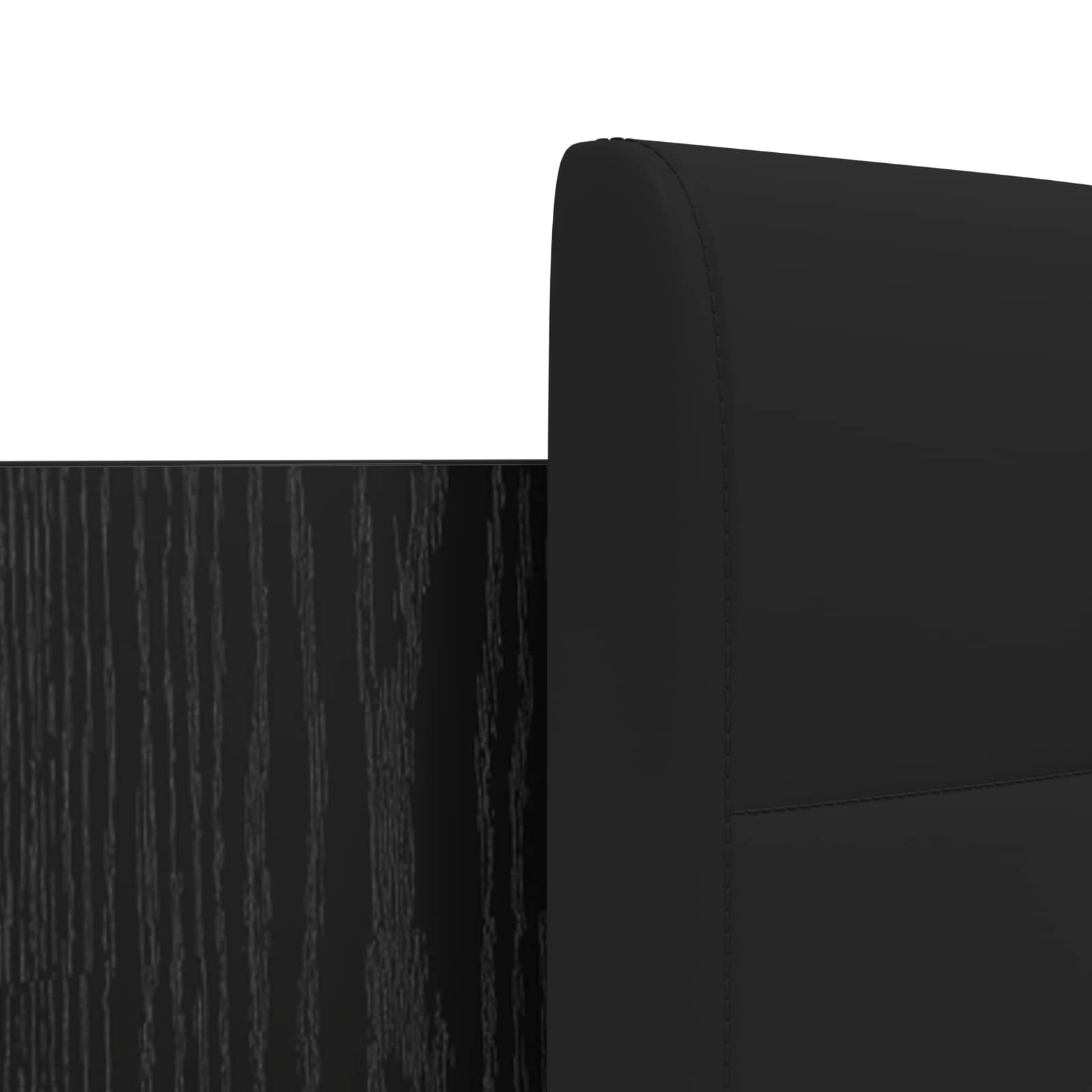 Okvir postelje z naslonjalom Črna Orehovina 180 x 200 cm - slika 9