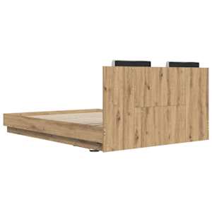 Rám postele s čelem s čelo Artisanový dub 160 x 200 cm - obrázek 8