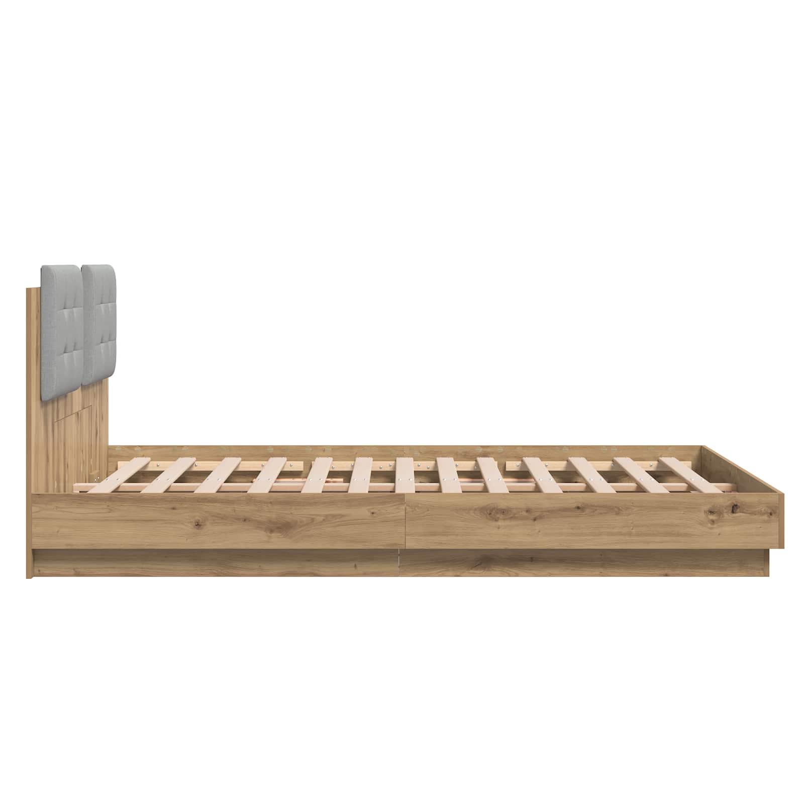 Peatsiga voodiraam peaga Käsitööpuu 150 x 200 cm Tehispuit 7 Kõik vajalik sinu aeda ja koju! Peatsiga voodiraam peaga Käsitööpuu 150 x 200 cm Tehispuit - Image 7