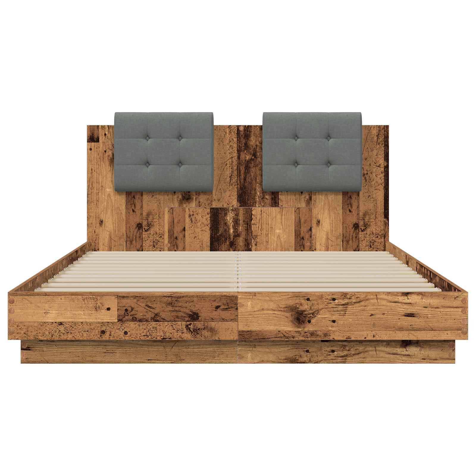 Sängyn runko päädyllä Vanha Puu 120 x 200 cm Tekninen puu - Image 6