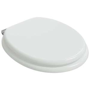 Toaletní sedátko s tlumeným zavíráním 2 pcs Bílý 44 x 38 cm - obrázek 2