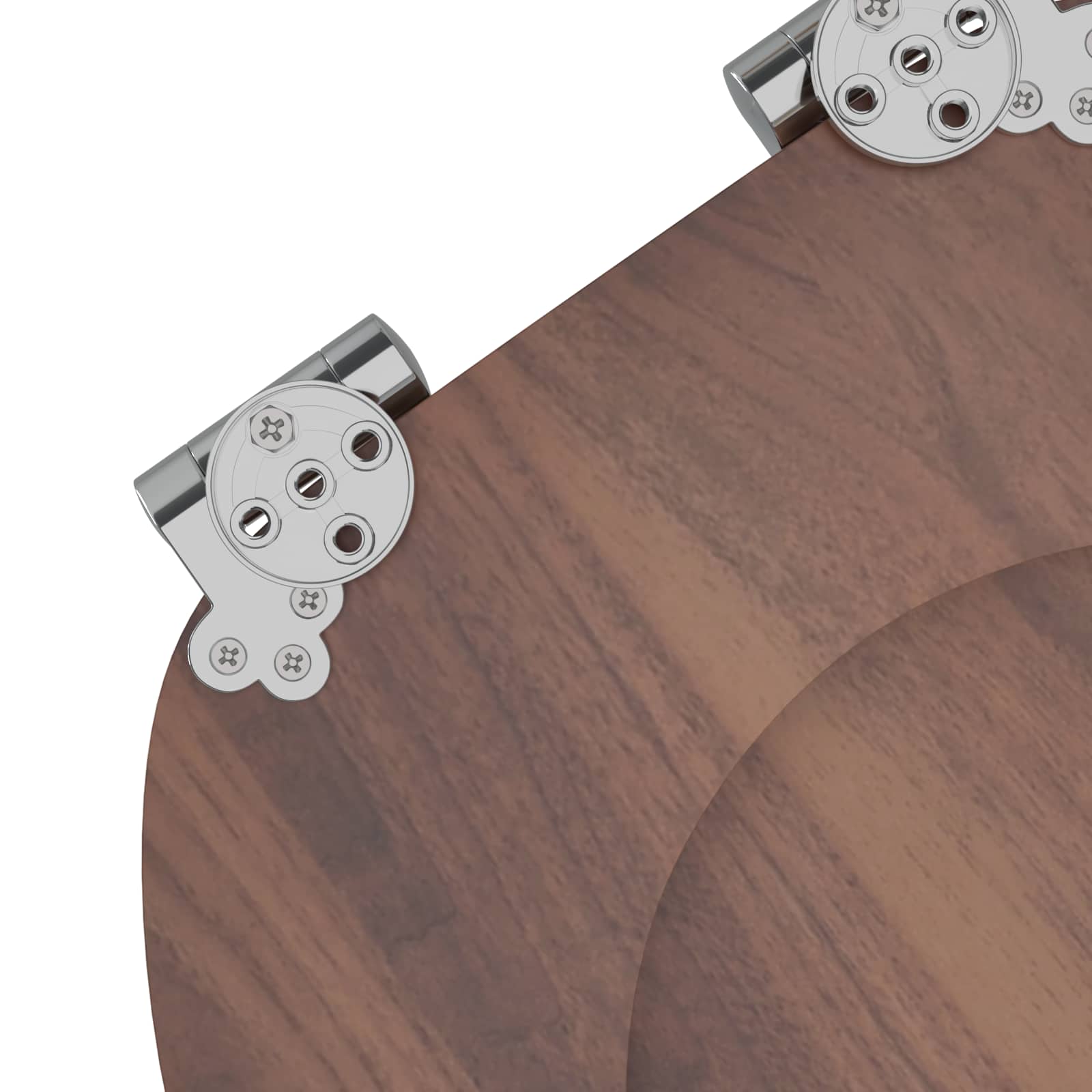 Pokrivalo za stranišče 2 pcs Rjava 44 x 38 cm MDF plošča - slika 7