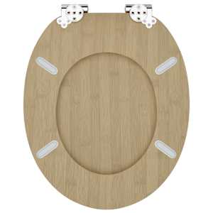Toaletní sedátko s tlumeným zavíráním 2 pcs 44 x 38 cm - obrázek 9