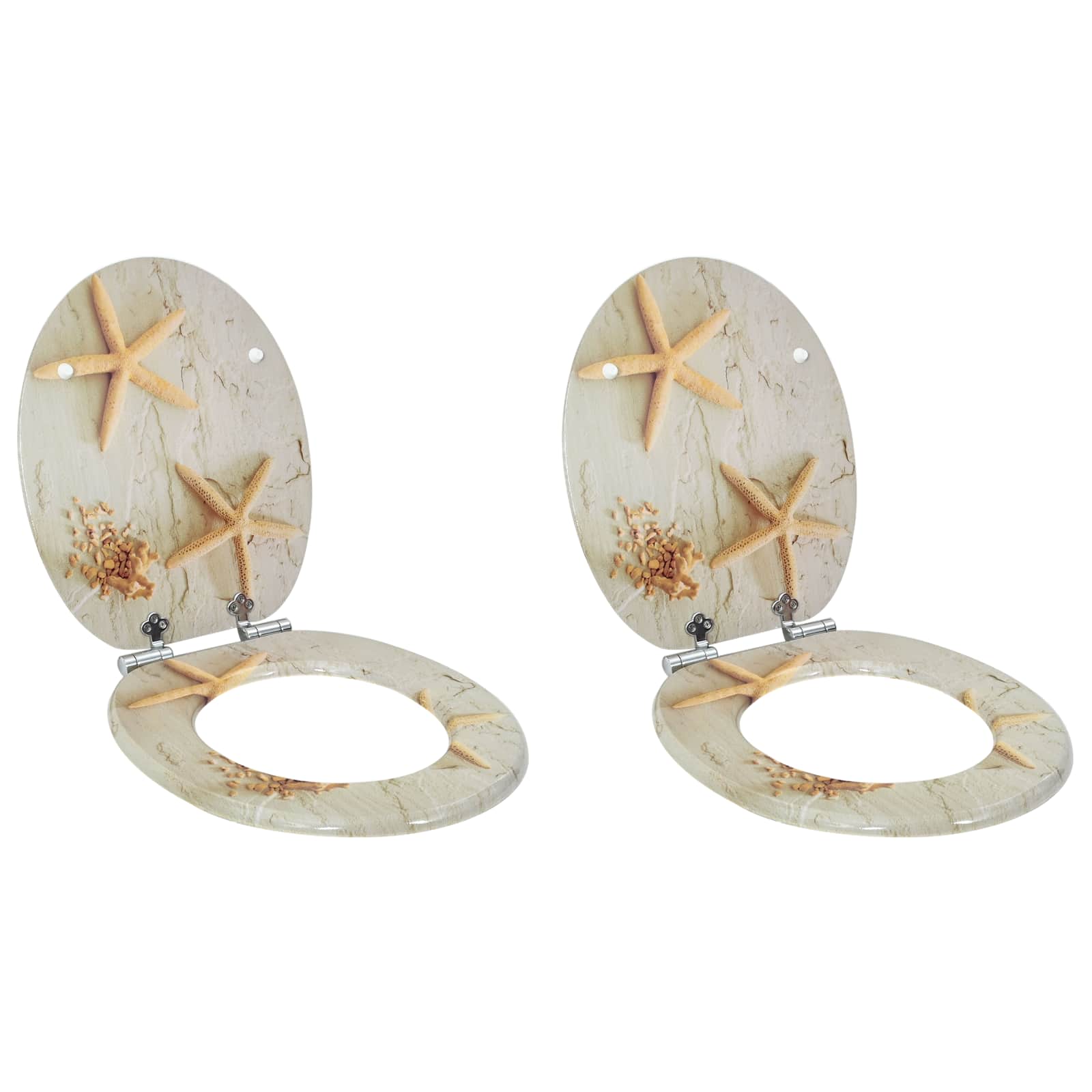 Pokrivalo za stranišče 2 pcs Rumena in Bela 44 x 38 cm