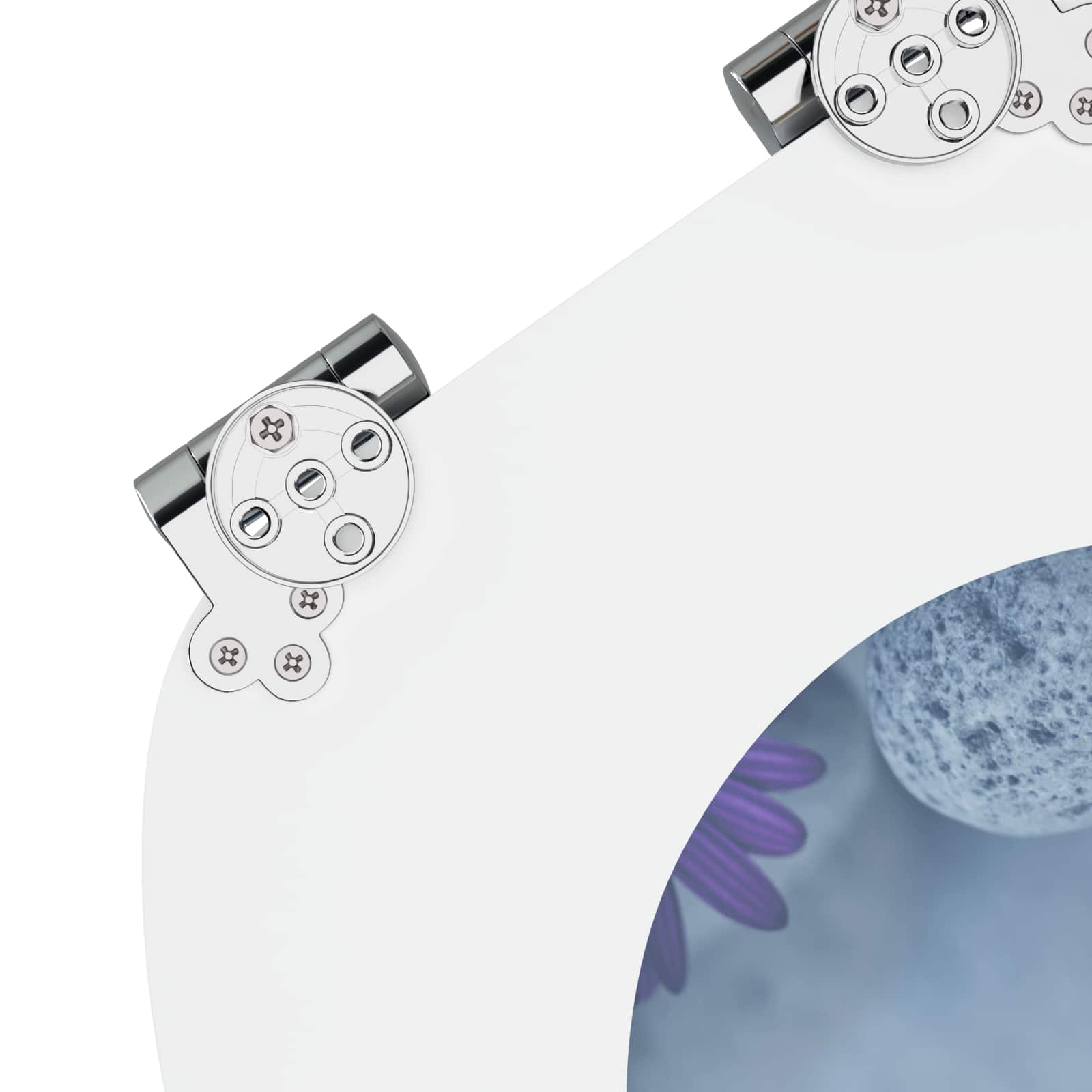 Pokrivalo za stranišče 2 pcs Siva 44 x 38 cm MDF plošča - slika 7