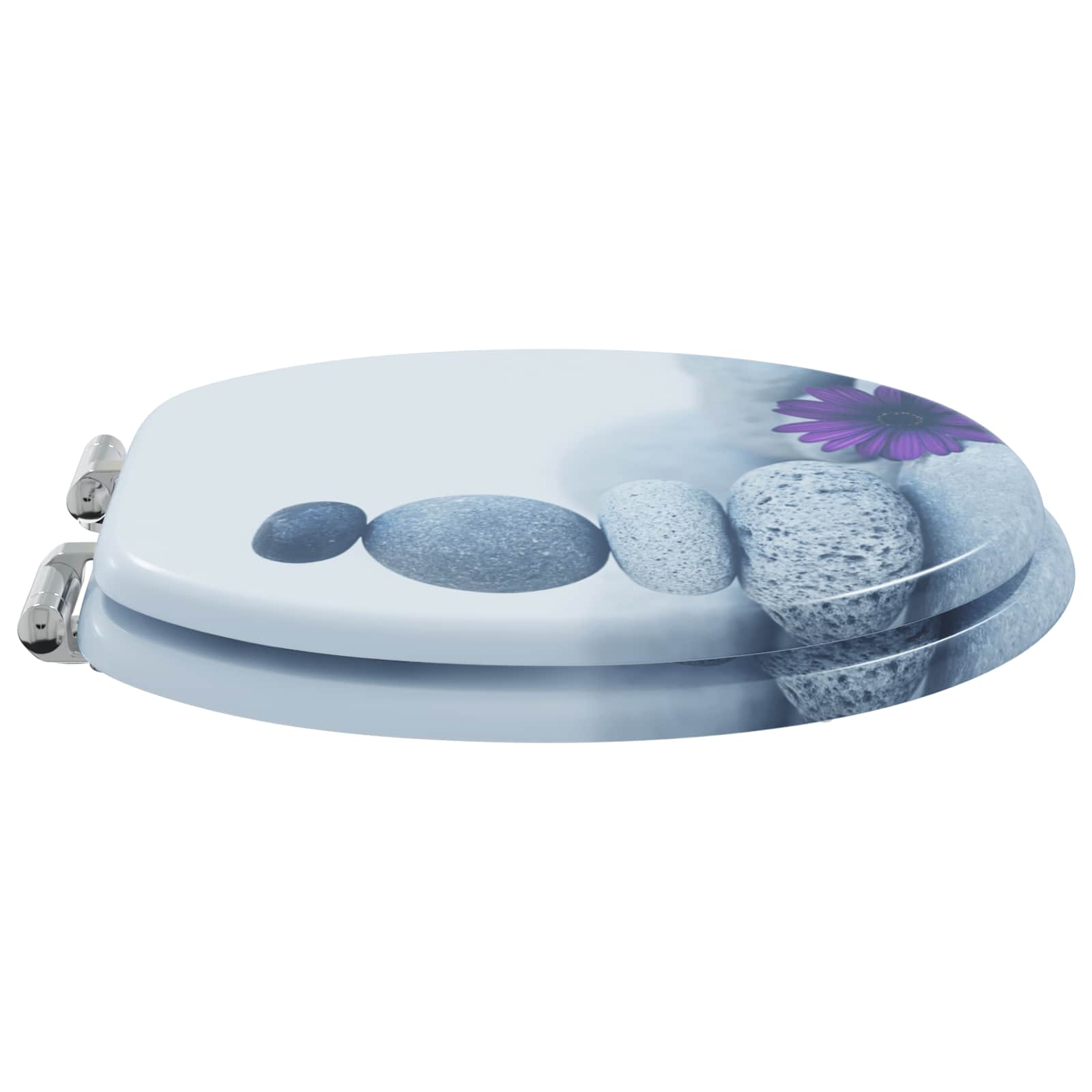 Pokrivalo za stranišče 2 pcs Siva 44 x 38 cm MDF plošča - slika 4