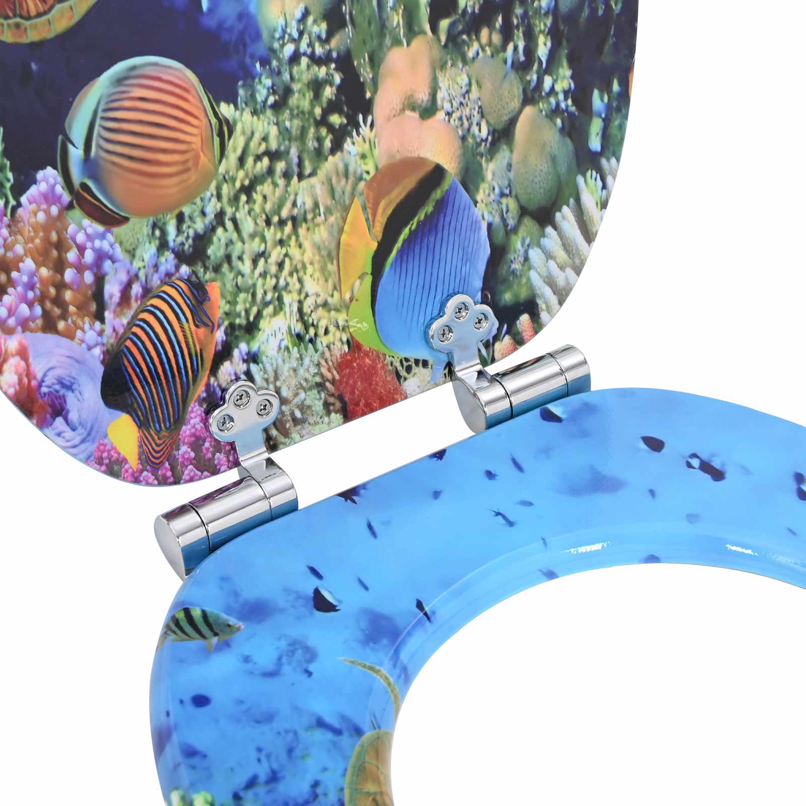 Pokrivalo za stranišče 2 pcs Temno morsko modra 44 x 38 cm - slika 6