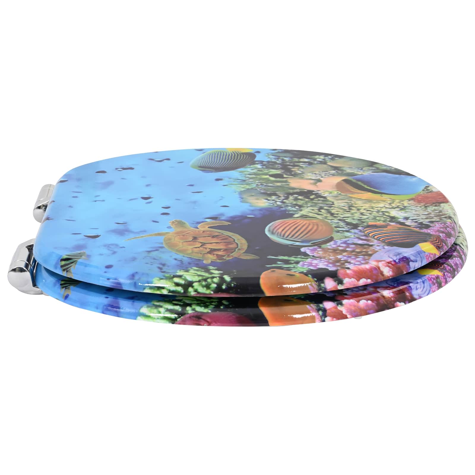 Pokrivalo za stranišče 2 pcs Temno morsko modra 44 x 38 cm - slika 4