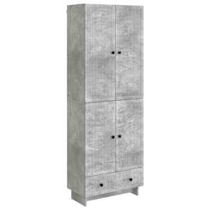 Set omar 2 pcs Betonsko siva 66 x 34,5 x 95 cm Inženirski les