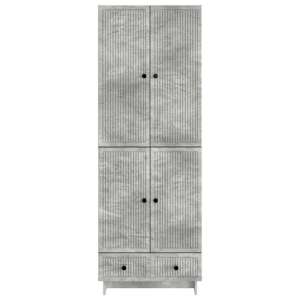 Sada skříněk 2 pcs Betonově šedá 66 x 34,5 x 95 cm - obrázek 4
