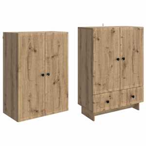 Sada skříněk 2 pcs Dub artisan 66 x 34,5 x 95 cm - obrázek 3