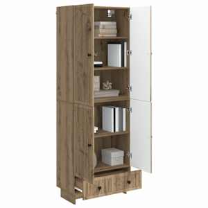 Sada skříněk 2 pcs Dub artisan 66 x 34,5 x 95 cm - obrázek 2