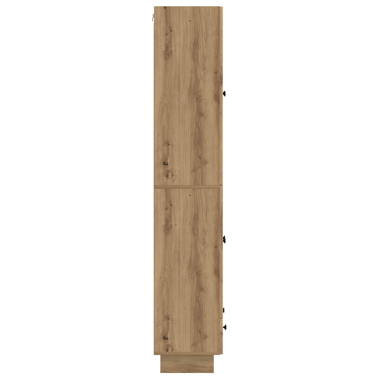 vidaXL Schrankset 2 pcs Artisan-Eiche 66 x 34,5 x 95 cm Holzwerkstoff – Bild 5