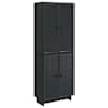 vidaXL Kapi Komplekt 2 tk Must Tehispuit