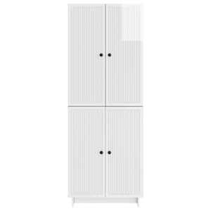 Sada skříněk 2 pcs Bílá s vysokým leskem 66 x 34,5 x 90 cm - obrázek 4