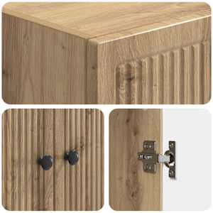 Sada skříněk 2 pcs Dub artisan 66 x 34,5 x 90 cm - obrázek 7