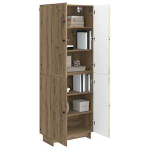 Sada skříněk 2 pcs Dub artisan 66 x 34,5 x 90 cm - obrázek 2