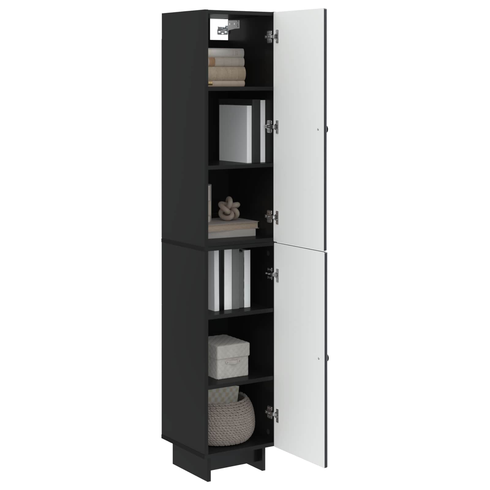 Комплект шкафове 2 pcs Черно 34,5 x 33 x 90 см – изображение 2