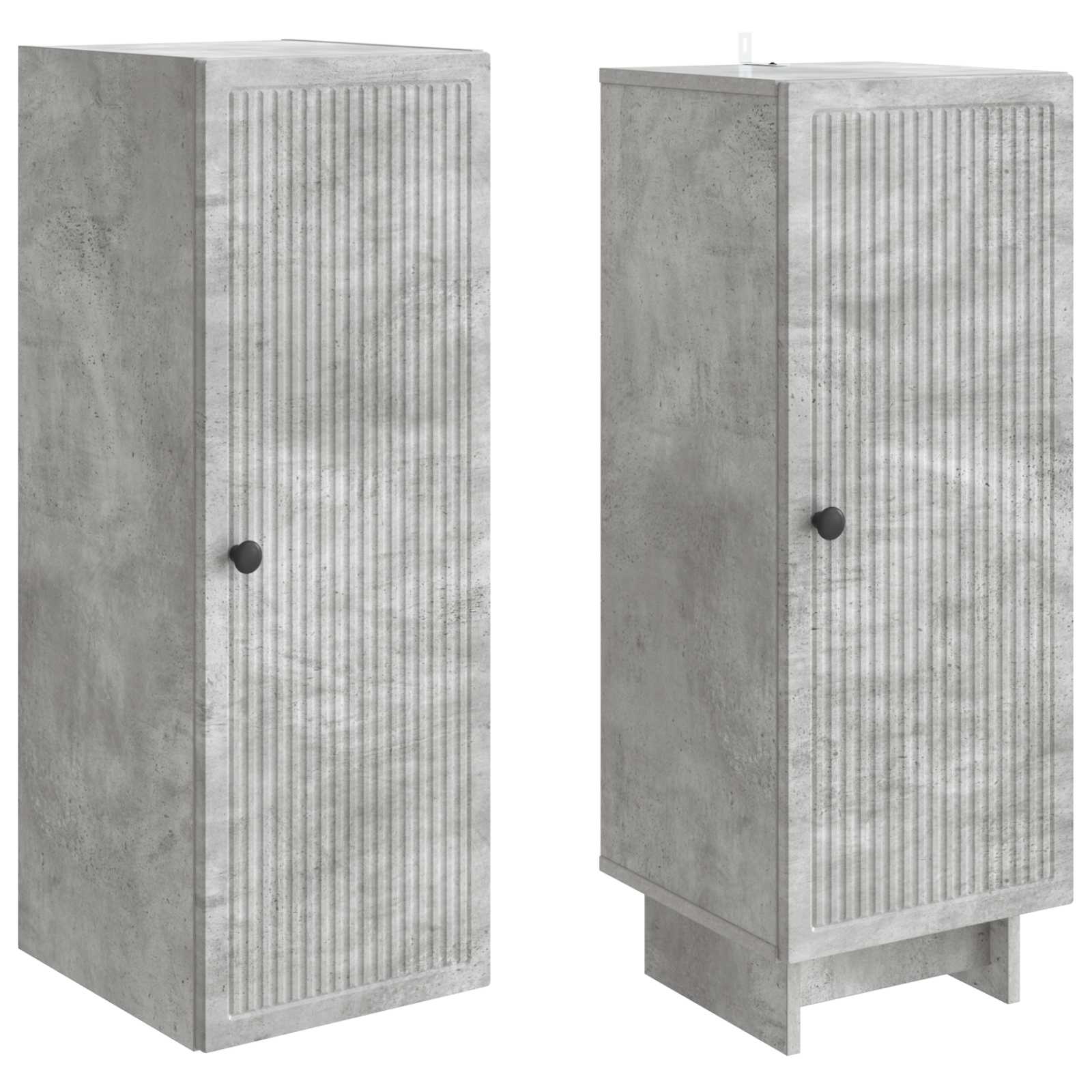 Комплект шкафове 2 pcs Бетонно сиво 34,5 x 33 x 90 см – изображение 3