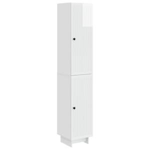Sada skříněk 2 pcs Bílá s vysokým leskem 34,5 x 33 x 90 cm - obrázek 1