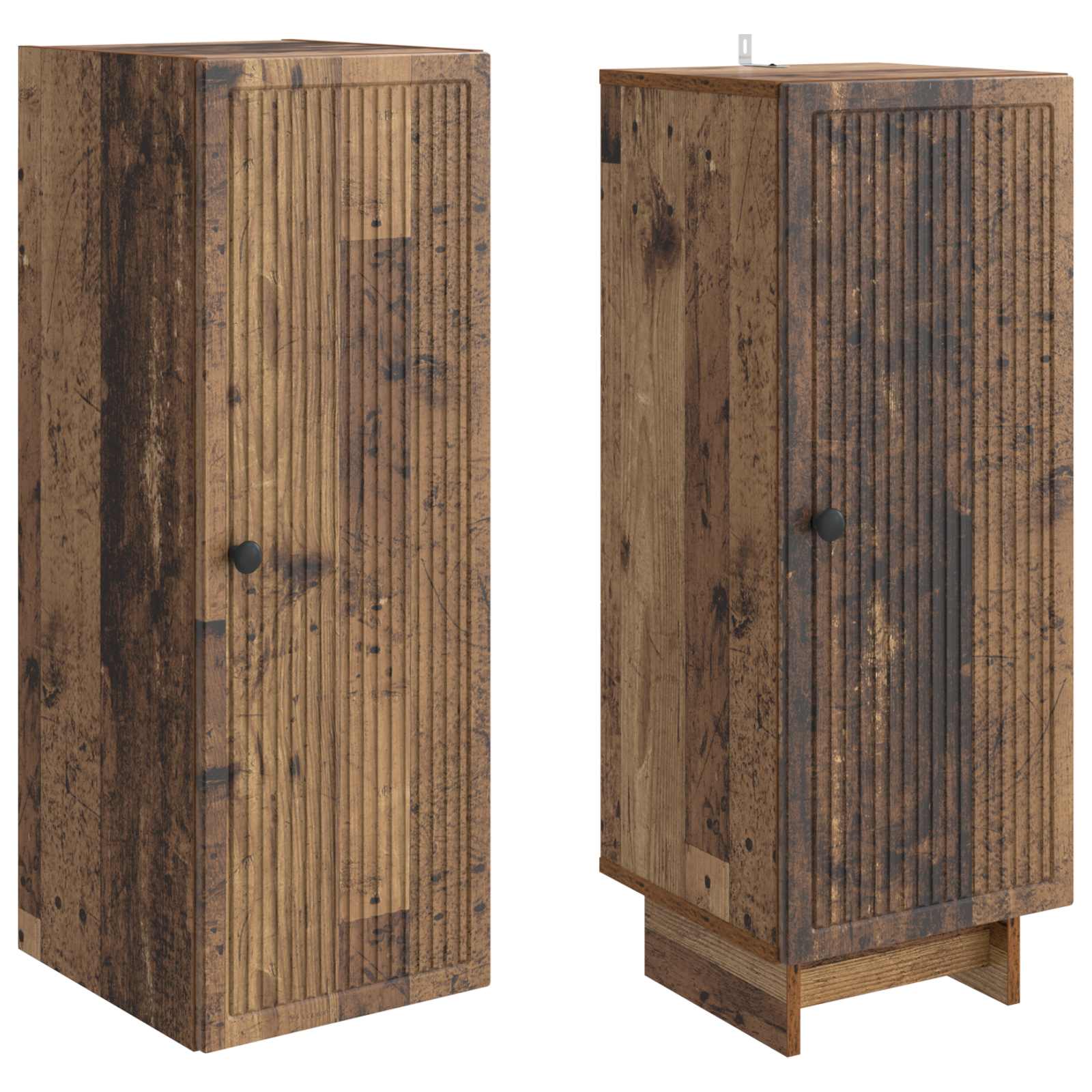 Комплект шкафове 2 pcs Старо дърво 34,5 x 33 x 90 см – изображение 3
