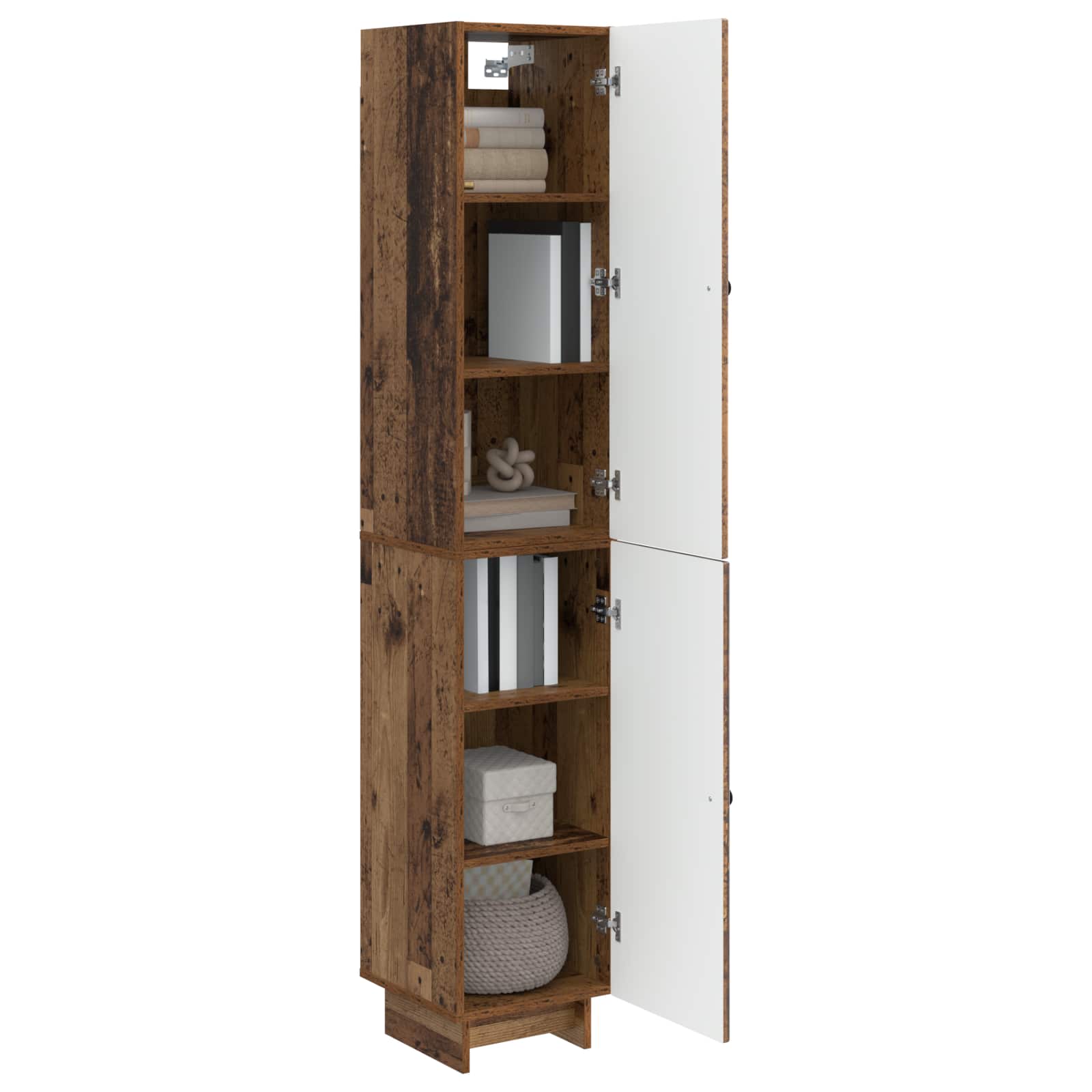Комплект шкафове 2 pcs Старо дърво 34,5 x 33 x 90 см – изображение 2