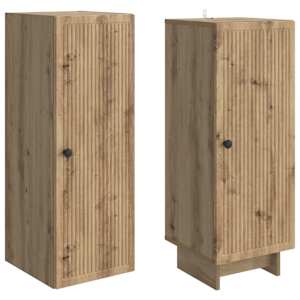 Sada skříněk 2 pcs Dub artisan 34,5 x 33 x 90 cm - obrázek 3