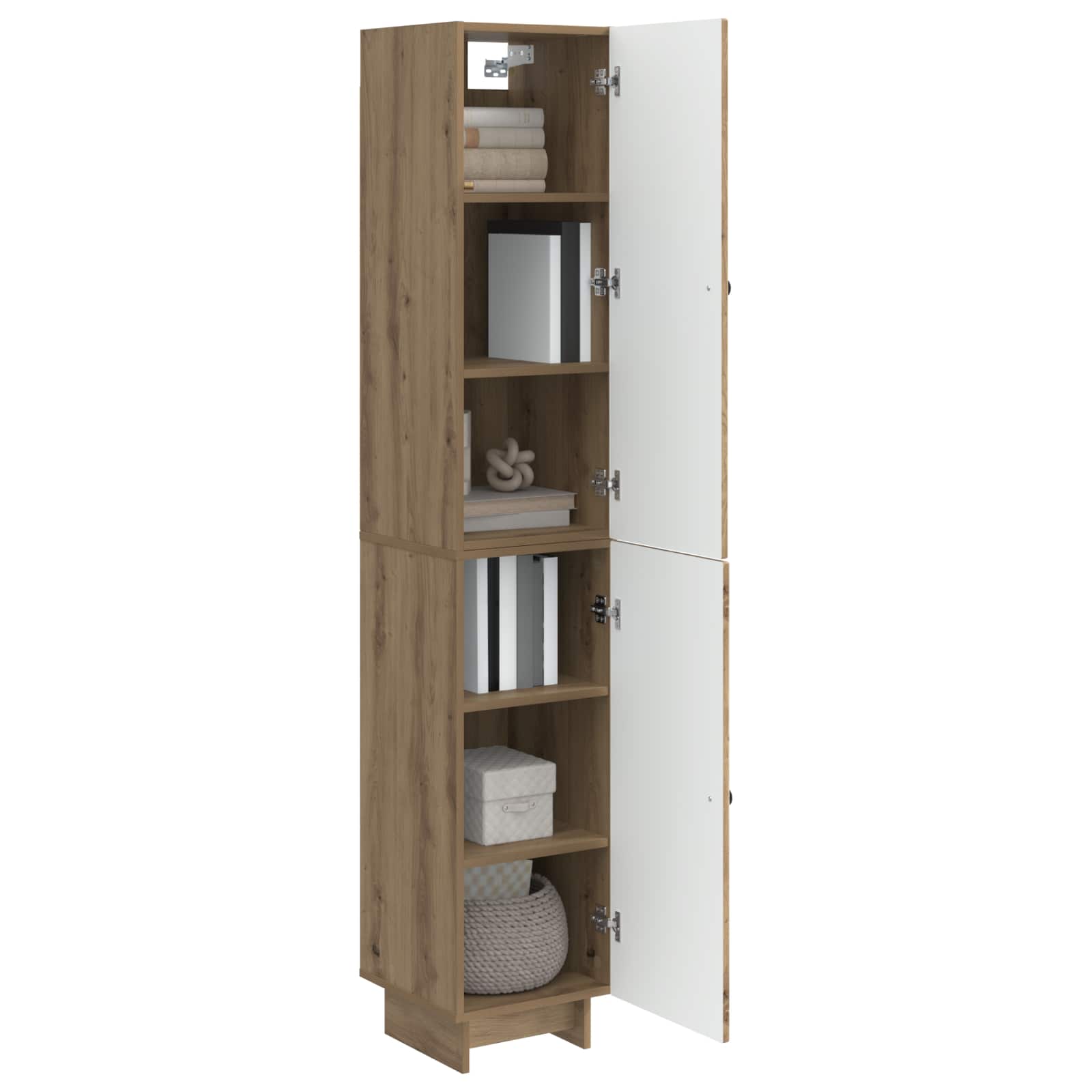 vidaXL Schrankset 2 pcs Artisan-Eiche 34,5 x 33 x 90 cm Holzwerkstoff – Bild 2