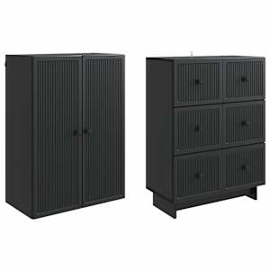 Sada skříněk 2 pcs 66 x 34,5 x 90 cm Kompozitní dřevo - obrázek 3
