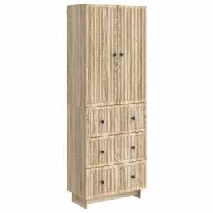 Sada skříněk 2 pcs 66 x 34,5 x 90 cm Kompozitní dřevo - obrázek 1