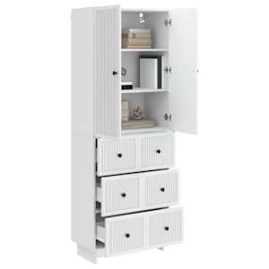 Sada skříněk 2 pcs 66 x 34,5 x 90 cm Kompozitní dřevo - obrázek 2