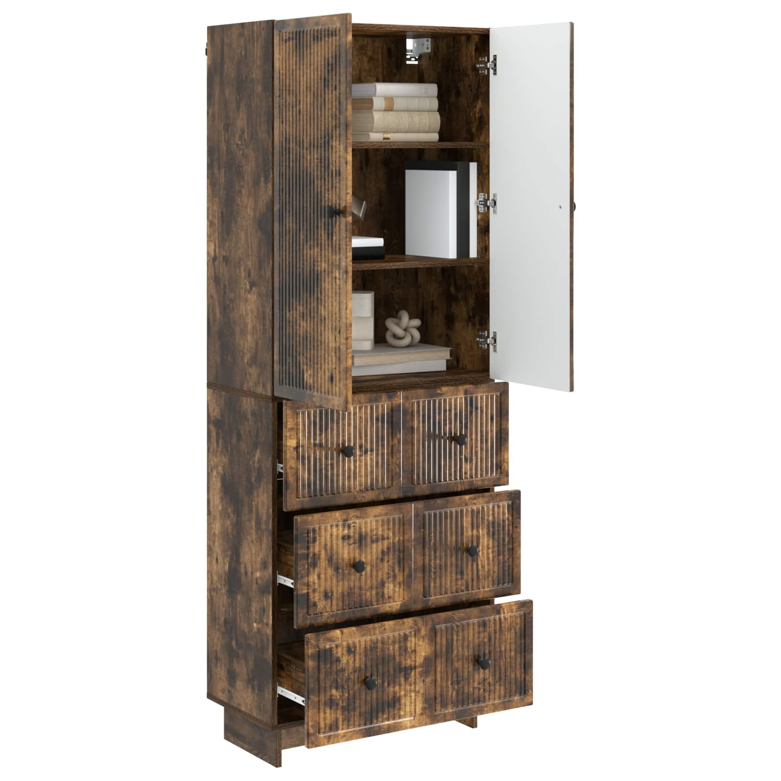 Комплект шкафове 2 pcs 66 x 34,5 x 90 см Инженерна дървесина – изображение 2