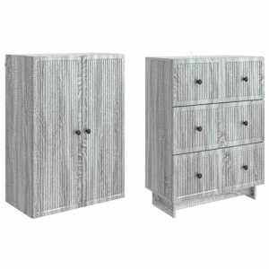Sada skříněk 2 pcs 66 x 34,5 x 90 cm Kompozitní dřevo - obrázek 3