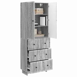 Sada skříněk 2 pcs 66 x 34,5 x 90 cm Kompozitní dřevo - obrázek 2