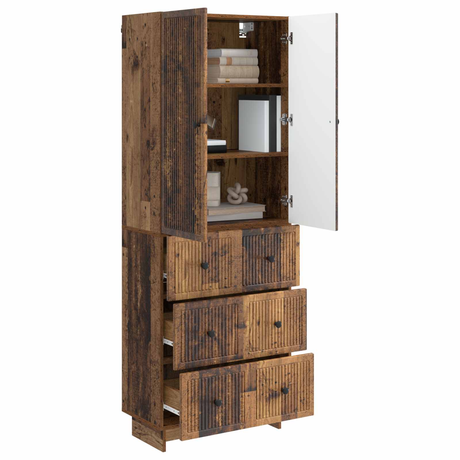 Комплект шкафове 2 pcs 66 x 34,5 x 90 см Инженерна дървесина – изображение 2