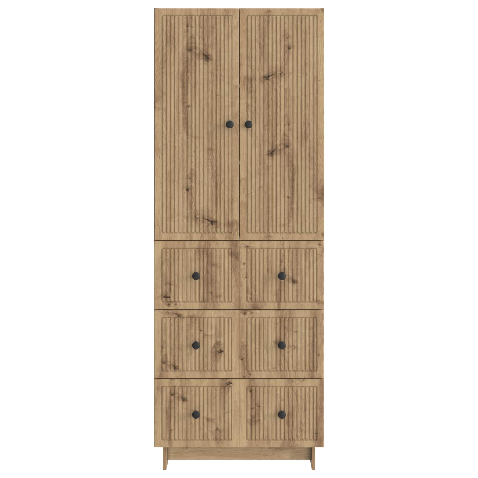 vidaXL Schrankset 2 pcs 66 x 34,5 x 90 cm Holzwerkstoff – Bild 4