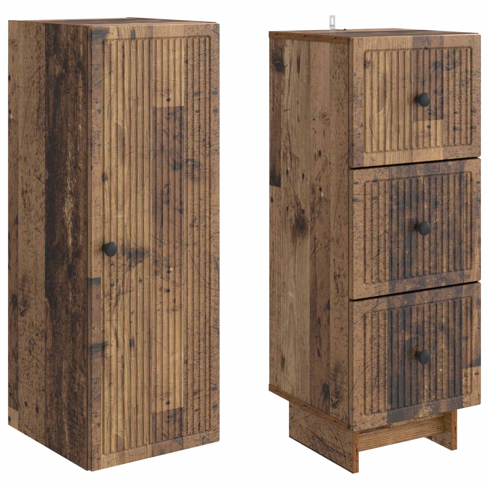Комплект шкафове 2 pcs Старо дърво 33 x 34,5 x 90 см – изображение 3