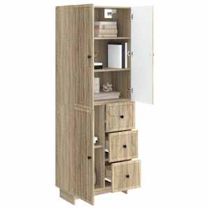 Sada skříněk 2 pcs 66 x 34,5 x 90 cm Kompozitní dřevo - obrázek 2