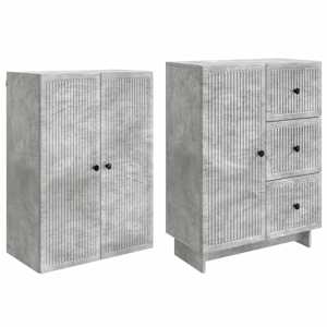 Sada skříněk 2 pcs 66 x 34,5 x 90 cm Kompozitní dřevo - obrázek 3