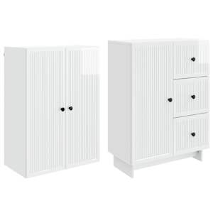 Sada skříněk 2 pcs 66 x 34,5 x 90 cm Kompozitní dřevo - obrázek 3