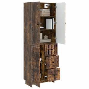 Sada skříněk 2 pcs 66 x 34,5 x 90 cm Kompozitní dřevo - obrázek 2