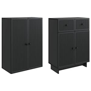 Sada skříněk 2 pcs 66 x 34,5 x 90 cm Kompozitní dřevo - obrázek 3