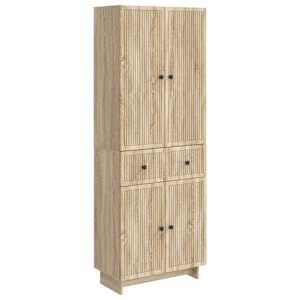 Sada skříněk 2 pcs 66 x 34,5 x 90 cm Kompozitní dřevo - obrázek 1