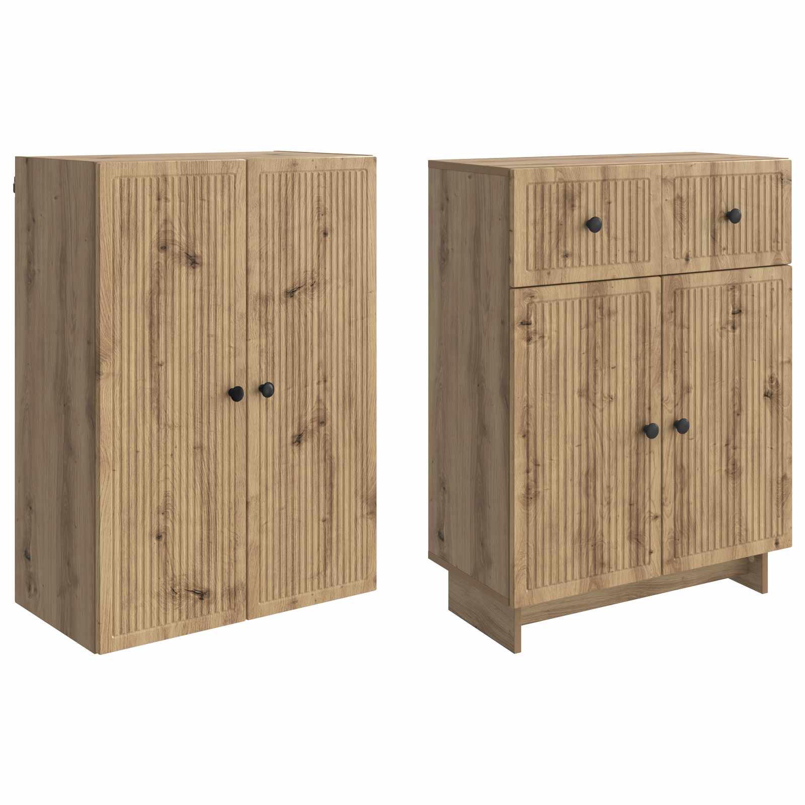 vidaXL Schrankset 2 pcs 66 x 34,5 x 90 cm Holzwerkstoff – Bild 3