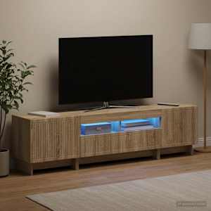 5-delna LED TV omarica Sonoma hrast Inženirski les