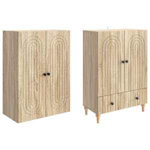 Sada skříněk 2 pcs 66 x 34,5 x 95 cm Kompozitní dřevo - obrázek 3