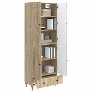 Sada skříněk 2 pcs 66 x 34,5 x 95 cm Kompozitní dřevo - obrázek 2