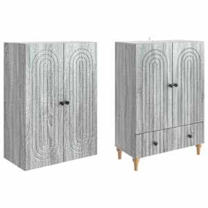 Sada skříněk 2 pcs 66 x 34,5 x 95 cm Kompozitní dřevo - obrázek 3